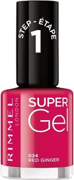 Rimmel London SuperGel Nagellak - 024 Red Ginger -Maquillage Cosmetics 498x1200 8