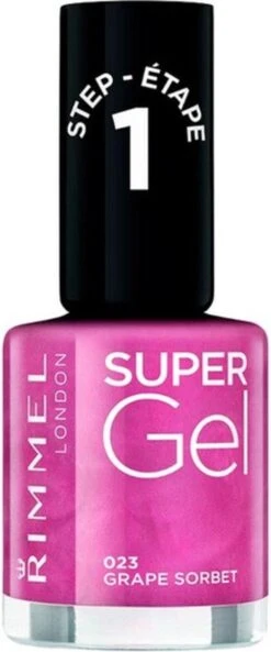 Rimmel London SuperGel Nagellak - 025 Urban Purple -Maquillage Cosmetics 500x1200 9