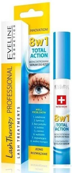 Eveline Cosmetics Lash Therapy Wimperserum 8in1 10ml. 10 Eveline Cosmetics Lash Therapy Wimperserum 8in1 10ml. -Maquillage Cosmetics 502x1200 1