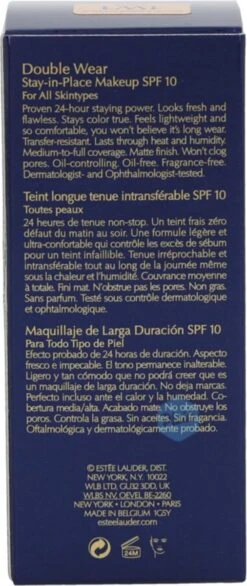 Estée Lauder Double Wear Stay-In Place Foundation - SPF 10 - Foundation - 1W1 Bone -Maquillage Cosmetics 506x1200 4