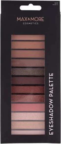 Oogschaduw | Oogschaduw Palette 12 Kleuren| Metallic |Matte | Max & More -Maquillage Cosmetics 508x1200 12
