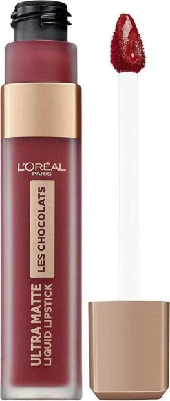 L'Oréal Paris Les Chocolates Ultra Matte Liquid Lippenstift - 864 Tasty Ruby -Maquillage Cosmetics 509x1200 5