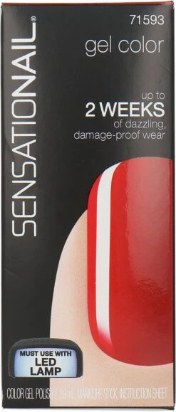 SensatioNail Gel Polish Scarlet Red - Gel Nagellak - Rood -Maquillage Cosmetics 512x1200 12