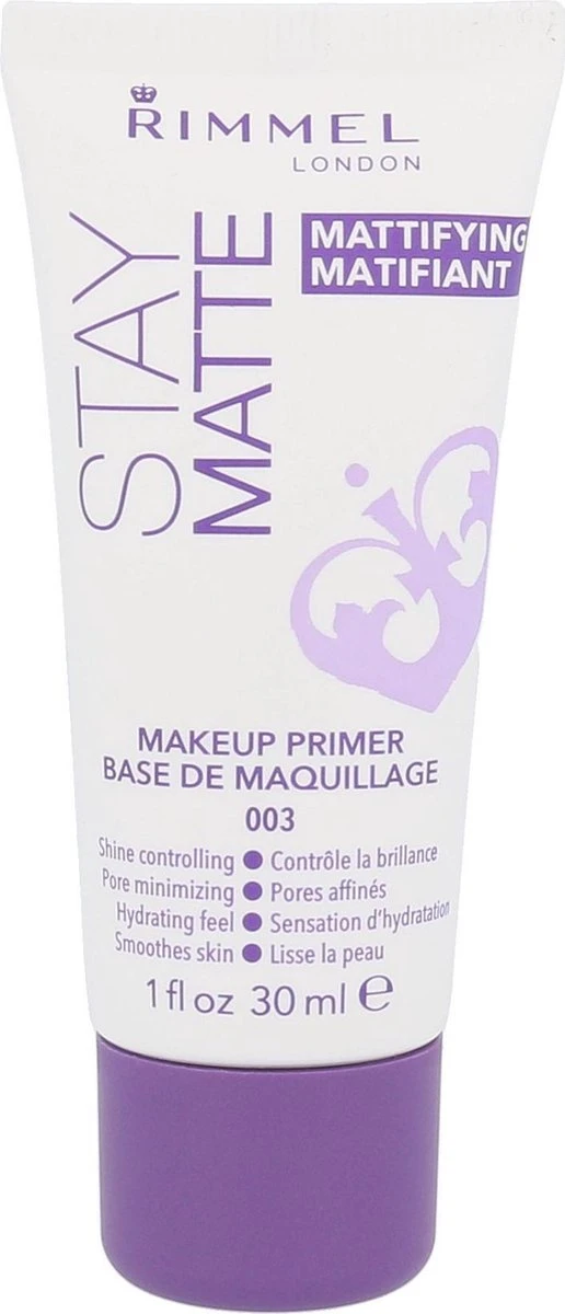 Rimmel London Stay Matte Primer - 003 Transparant 6 Rimmel London Stay Matte Primer - 003 Transparant – Image 4