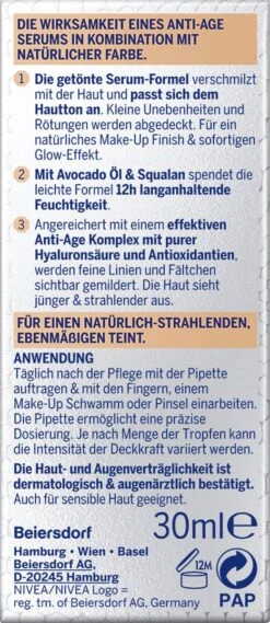 NIVEA 4005900938848 Foundationmake-up 30 Ml Druppelfles Vloeistof 03 -Maquillage Cosmetics 521x1200 3