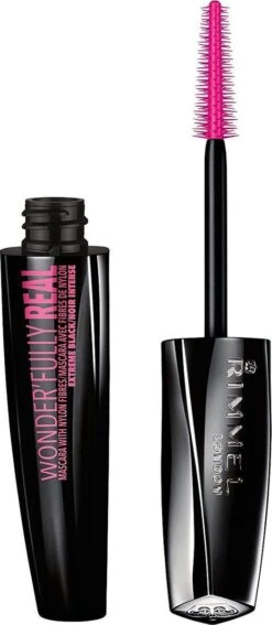 Rimmel London Wonder'fully Real Mascara - Volume - Extreme Black -Maquillage Cosmetics 523x1200 4