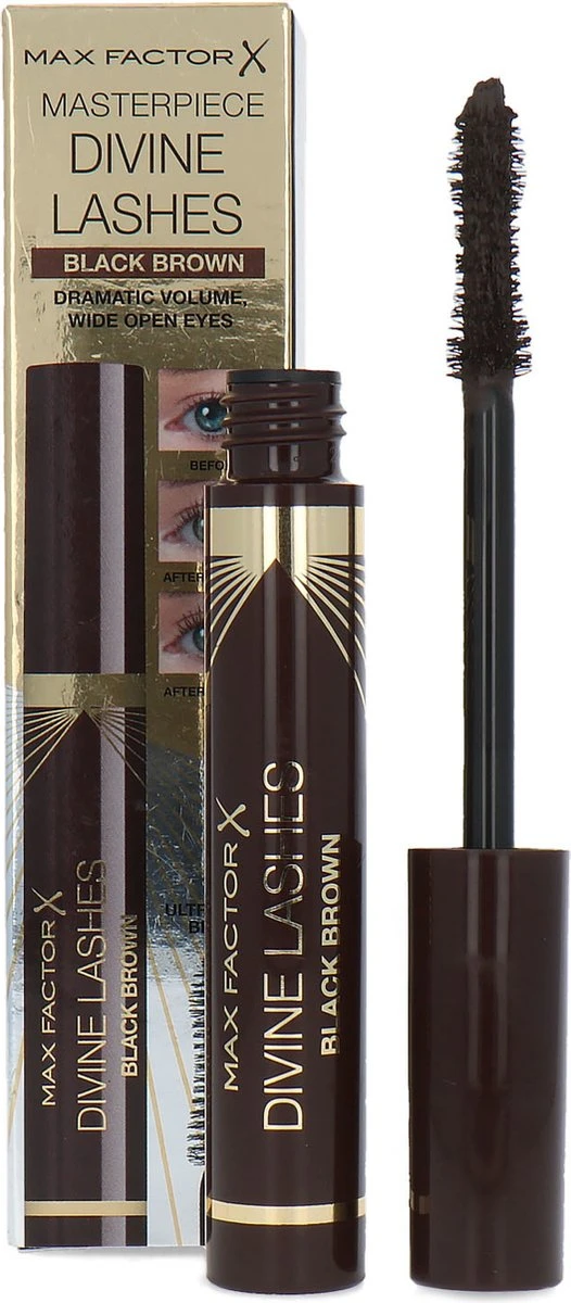 Max Factor Divine Lashes Mascara - 002 Black Brown 5 Max Factor Divine Lashes Mascara - 002 Black Brown – Image 3