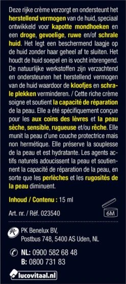 Lucovitaal - Kapotte Mondhoeken Crème - Lippenbalsem -Maquillage Cosmetics 532x1200 2