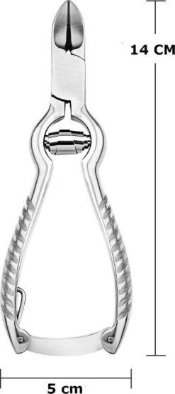 Thumbs Up 6-Delige Nagel Set - Ingegroeide Teennagel - Nageltang Met Bufferveer- Teennagelknipper - Nagelknipper Set - Zilver -Maquillage Cosmetics 535x1200 5