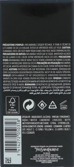 Yves Saint Laurent Y 100 Ml - Eau De Parfum - Herenparfum -Maquillage Cosmetics 536x1200 9