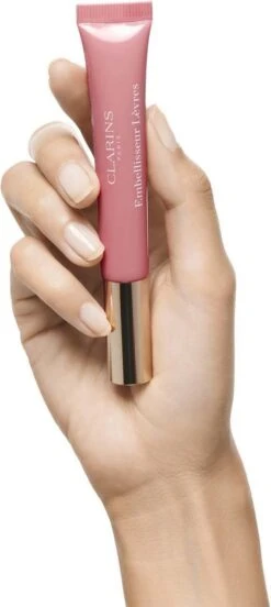 Clarins Instant Light Natural Lip Perfector - 01 Rose Shimmer - Lipgloss - 12 Ml -Maquillage Cosmetics 537x1200 2