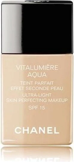 Chanel Vitalumiere Aqua Foundation - 30 Beige - SPF15 - 30 Ml -Maquillage Cosmetics 548x1200 1