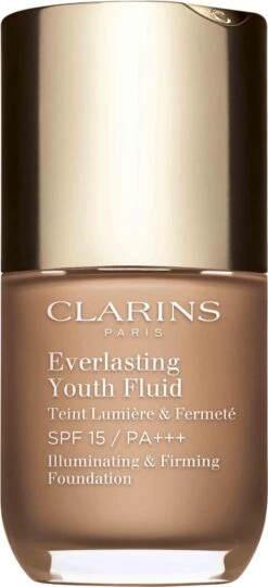 Clarins Everlasting Youth Fluid Illuminating & Firming Foundation - 112 Amber - Foundation - 30 Ml -Maquillage Cosmetics 549x1200