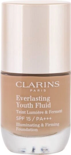 Clarins Everlasting Youth Fluid Illuminating & Firming Foundation - 112 Amber - Foundation - 30 Ml -Maquillage Cosmetics 553x1200 2