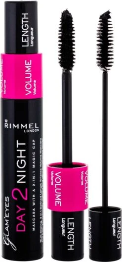Rimmel London Day2Night 2-in-1 Mascara Voor Een Dag- En Avondlook - 001 Black -Maquillage Cosmetics 560x1200 5
