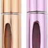 Mini Parfum Flesje 2-PACK Goud En Roze| Lipstick Formaat Navulbare Parfum Verstuiver -Maquillage Cosmetics 564x1200 9