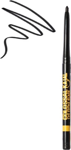 Maybelline The Colossal Kajal Oogpotlood - Extra Black -Maquillage Cosmetics 571x1200 6