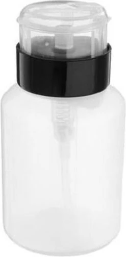 Merkloos Pompdispenser (mendapomp) - 210 Ml - Zwart - Ideaal Voor Vloeistof Binnen De Pedicure / Manicure / Nagelspecialiste /schoonheidssalon -Maquillage Cosmetics 589x1200 2