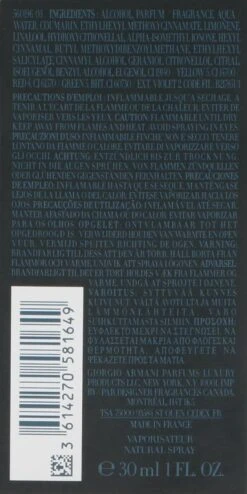 Giorgio Armani Code Profumo 30 Ml - Eau De Parfum - Herenparfum -Maquillage Cosmetics 600x1200 18