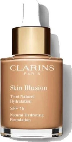 Clarins Skin Illusion Teint Naturel Hydratation - SPF 15 - Foundation - 111 Auburn - 30 Ml -Maquillage Cosmetics 612x1200 1