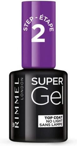Rimmel London Super Gel Nagellak Stap 2 Top Coat - 00 Transparant -Maquillage Cosmetics 630x1200 2