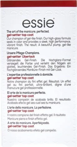 Essie Nagelverzorging - Gel Setter - Topcoat Met Gelglans Finish 10 Essie Nagelverzorging - Gel Setter - Topcoat Met Gelglans Finish -Maquillage Cosmetics 634x1200 12