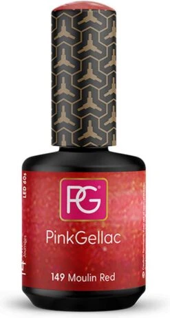 Pink Gellac - Moulin Red - Gellak - Vegan - Rood - Glanzend - 15ml -Maquillage Cosmetics 643x1200 2