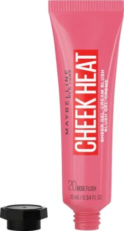 Maybelline Cheek Heat Cream Blush - 20 Rose Flash -Maquillage Cosmetics 645x1200