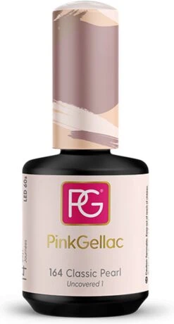 Pink Gellac - Classic Pearl - Gellak - Vegan - Wit - Glanzend - 15ml -Maquillage Cosmetics 645x1200 9