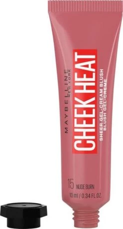 Maybelline Cheek Heat Blush 15 Nude Burn 15 G Crème -Maquillage Cosmetics 646x1200