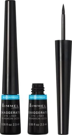 Rimmel London Rimmel Exaggerate Waterproof - Zwart - Eyeliner -Maquillage Cosmetics 646x1200 3