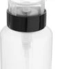 Merkloos Pompdispenser (mendapomp) - 210 Ml - Zwart - Ideaal Voor Vloeistof Binnen De Pedicure / Manicure / Nagelspecialiste /schoonheidssalon