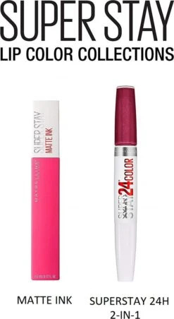 Maybelline Superstay Langhoudende Lippenstift - Matte Ink X Ashley Longshore - 40 Believer - Paars - Limited Edition -Maquillage Cosmetics 656x1200 4