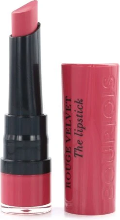 Bourjois Rouge Velvet Lippenstift - 004 Hip Hip Pink -Maquillage Cosmetics 657x1200 1