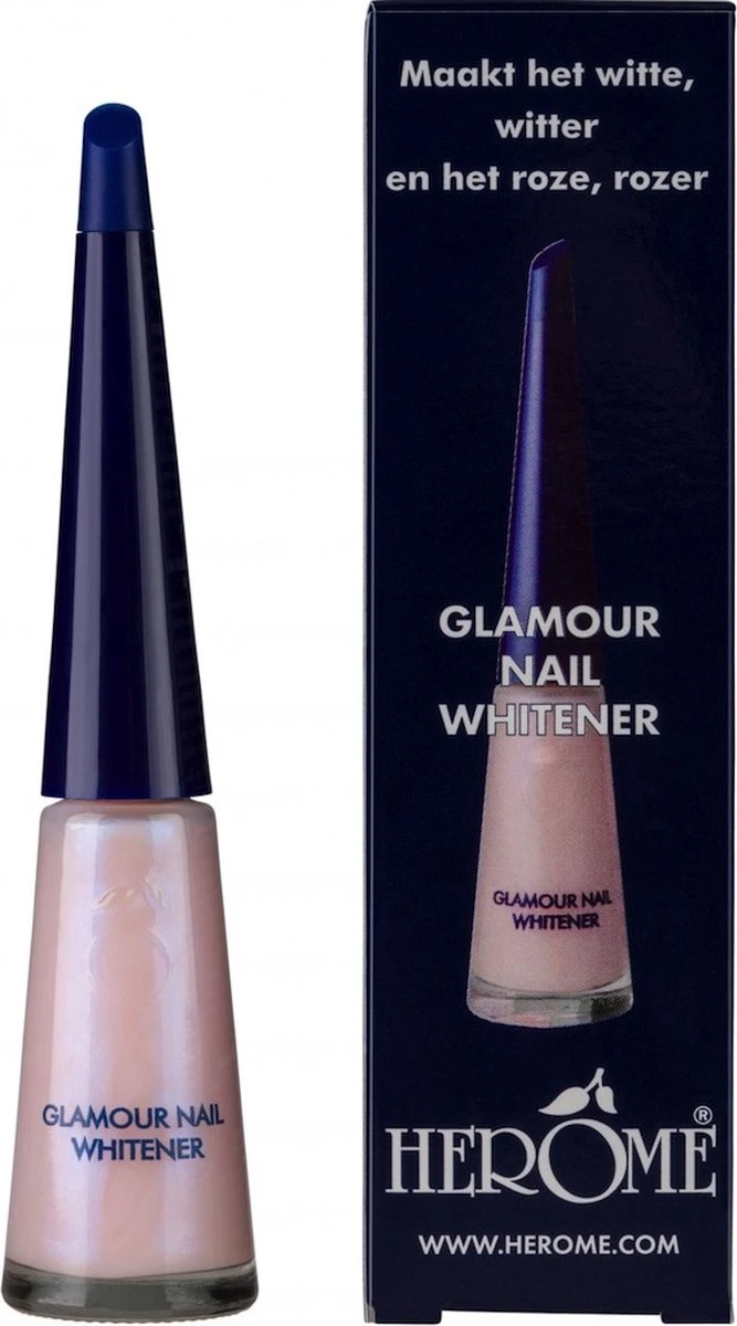 Herome Glamour Nail Whitener - Natural Nail Whitener Met Een Romige Parelmoerglans - Camoufleert Doffe Of Verkleurde Nagels - 10ml. 11 Herome Glamour Nail Whitener - Natural Nail Whitener Met Een Romige Parelmoerglans - Camoufleert Doffe Of Verkleurde Nagels - 10ml. – Image 9