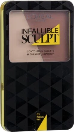 L'Oréal Paris Infallible - 300 Medium - Sculpt Palette 9 L'Oréal Paris Infallible - 300 Medium - Sculpt Palette -Maquillage Cosmetics 679x1200