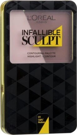 L'Oréal Paris Infallible Sculpt Contouring Palette - 100 Light -Maquillage Cosmetics 683x1200