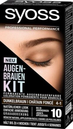 SYOSS Wenkbrauwverf 4-1 Donkerbruin - 1 Stuk -Maquillage Cosmetics 685x1200 8