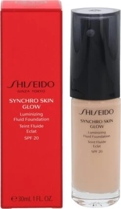 Shiseido Synchro Skin Glow Luminizing Fluid Foundation - N3 Neutral - 30 Ml - Foundation -Maquillage Cosmetics 697x1200