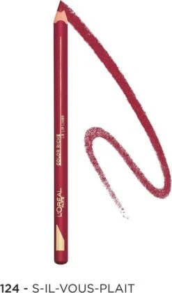L’Oréal Paris Color Riche Lipliner - 124 S'il Vous Plait - Rood Lippenpotlood -Maquillage Cosmetics 705x1200 1