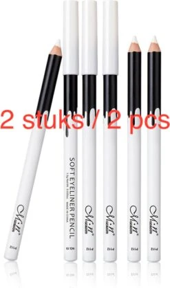 Witte Soft Eyeliner - 2 Stuks - Zachte Eyeliner - White Eyeliner - 2 Pieces - -Maquillage Cosmetics 707x1200 1