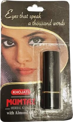 GoodUse Export Mumtaz Herbal Kajal Stick 1 Stuks - Zwarte Eyeliner - Kajal Oogpotlood Zwart - Make Up - Kohl Kajal - Gevoelige Ogen - Amandelolie - Natuurlijk -Maquillage Cosmetics 717x1200 3