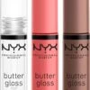 NYX Professional Makeup - Holidays 2022 Mrs Claus - Butter Gloss Trio - Lip Gloss 2 NYX Professional Makeup - Holidays 2022 Mrs Claus - Butter Gloss Trio - Lip Gloss -Maquillage Cosmetics 718x1200 3