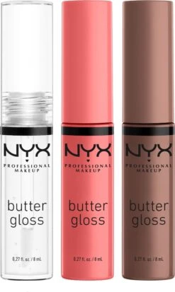 NYX Professional Makeup - Holidays 2022 Mrs Claus - Butter Gloss Trio - Lip Gloss