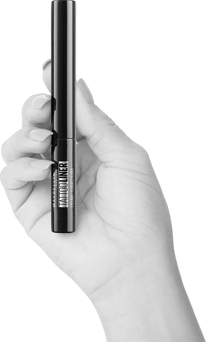 Maybelline New York Tattoo Studio Tattoo Liner - Liquid Ink - 710 Inked Black – Zwart - Ultra Langhoudende Liquid Eyeliner 16 Maybelline New York Tattoo Studio Tattoo Liner - Liquid Ink - 710 Inked Black – Zwart - Ultra Langhoudende Liquid Eyeliner – Image 14
