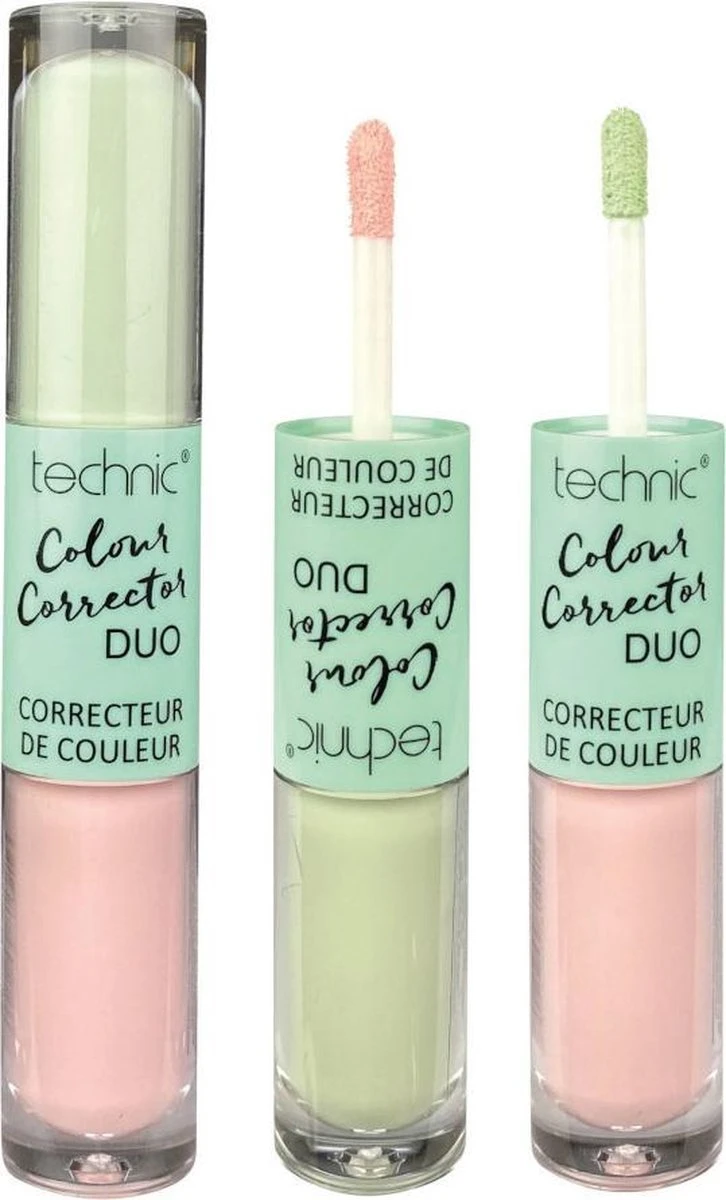 Technic Colour Corrector Duo - Green, Pink 4 Technic Colour Corrector Duo - Green, Pink – Image 2