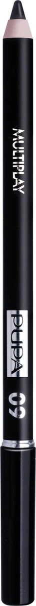 PUPA Milano Multiplay Oogpotlood - 09 Deep Black 5 PUPA Milano Multiplay Oogpotlood - 09 Deep Black – Image 3