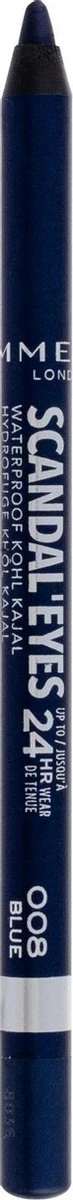 Rimmel London Rimmel ScandalEyes Kohl Kajal Waterproof Oogpotlood - 008 Blue 8 Rimmel London Rimmel ScandalEyes Kohl Kajal Waterproof Oogpotlood - 008 Blue – Image 6