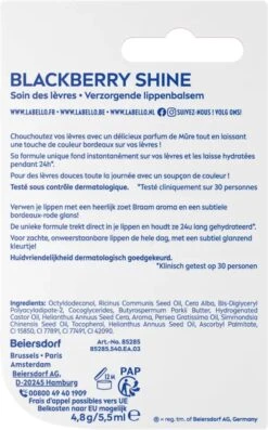 Labello Blackberry Shine - Lippenbalsem -Maquillage Cosmetics 747x1200 5