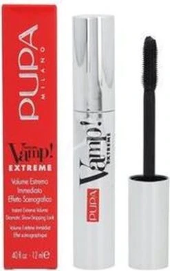 Pupa Milano Vamp Extreme Mascara 010 -Maquillage Cosmetics 752x1200 4